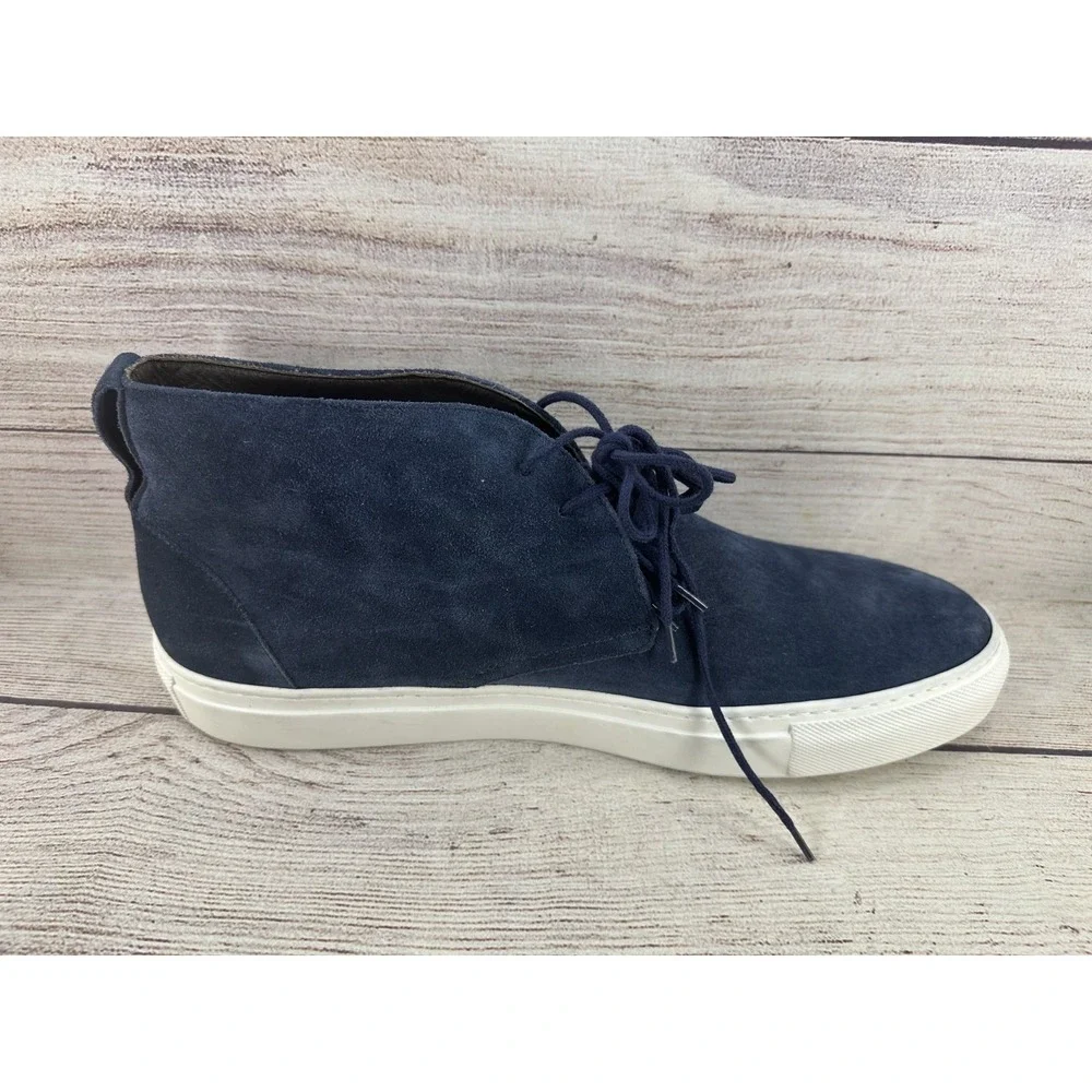 To Boot New York Adam Derrick Woodrow Navy Blue Suede Men's Casual Shoes Size 12